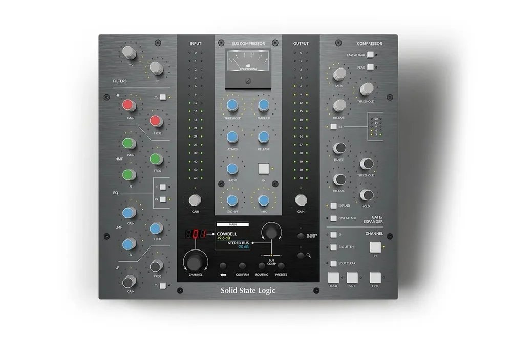 SSL UC1 — คอนโทรลเลอร์สำหรับ SSL Channel Strip และ Bus Compressor (ภาพจาก Solid State Logic)