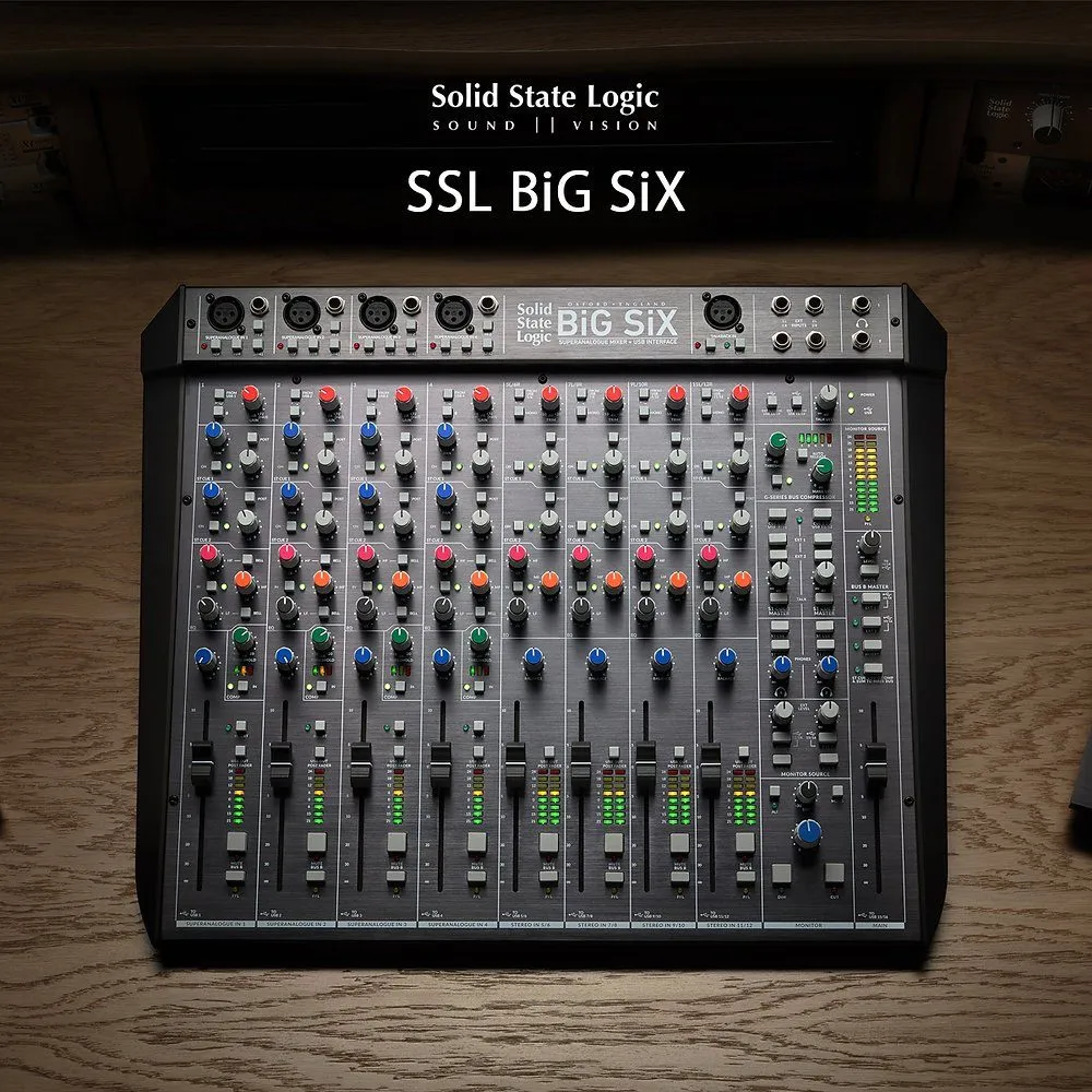 SSL BiG SiX Desktop Console and Interface