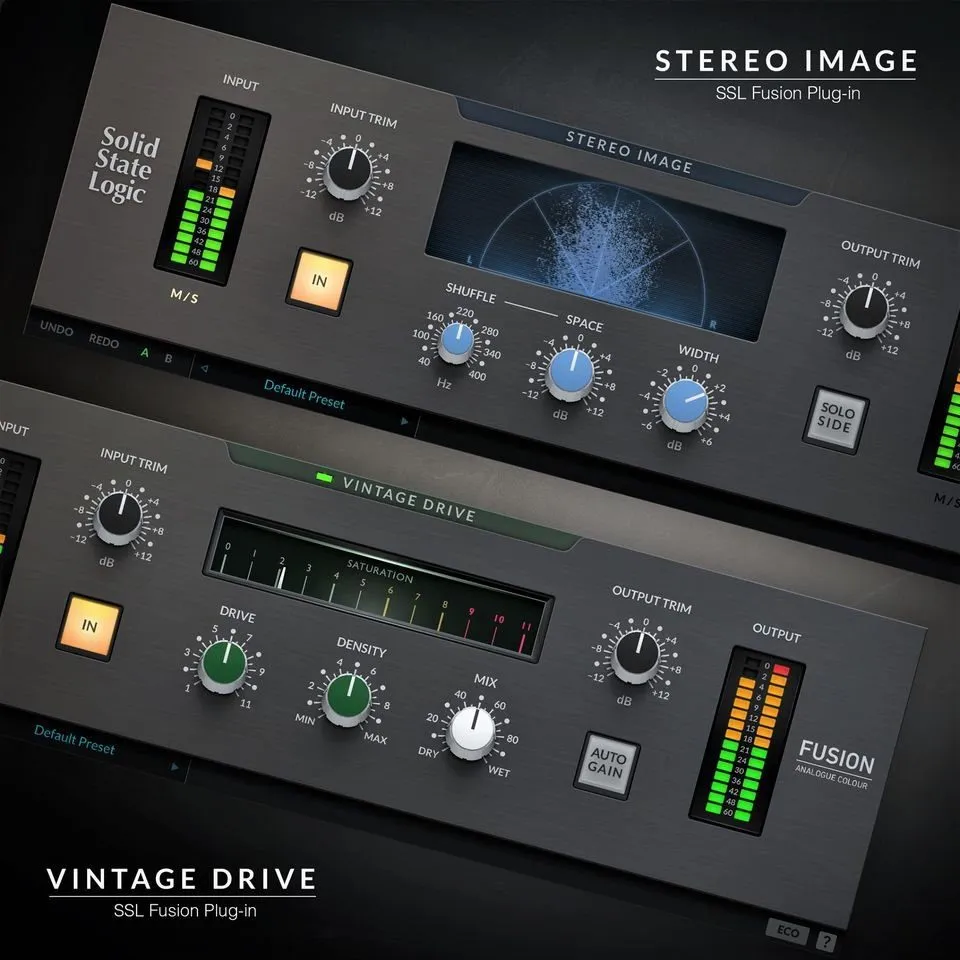 Plug-in stereo image / vintage drive